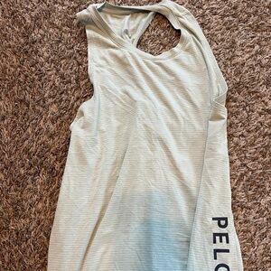 Women's Peloton Purpose Twist Back Green activewear tank top sz M NWOT